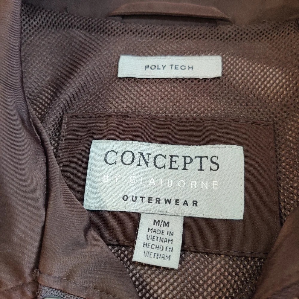 Concepts By Claiborne Outdoorwear Poly Tech M - Picture 4 of 10